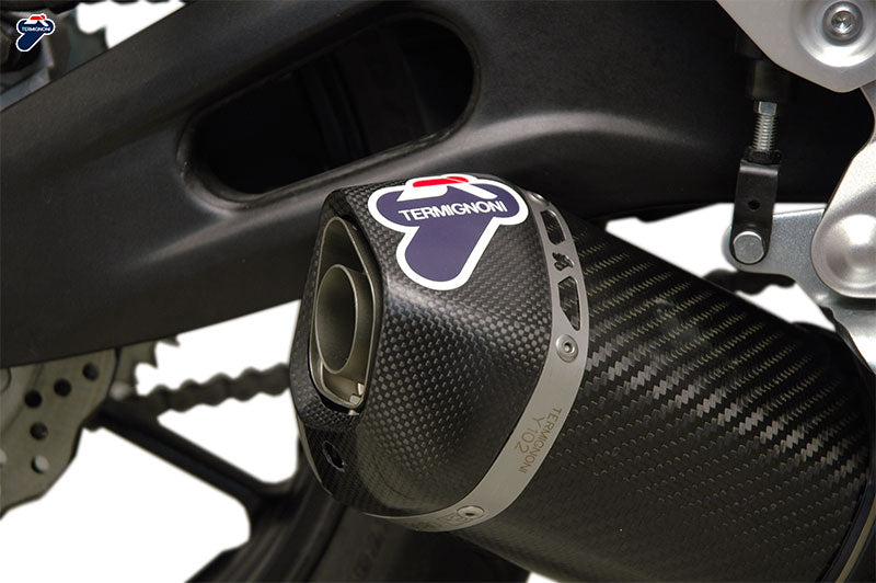 SCARICO COMPLETO ACCIAIO CARBONIO RACING TERMIGNONI YAMAHA MT07 / XSR700 2014-20