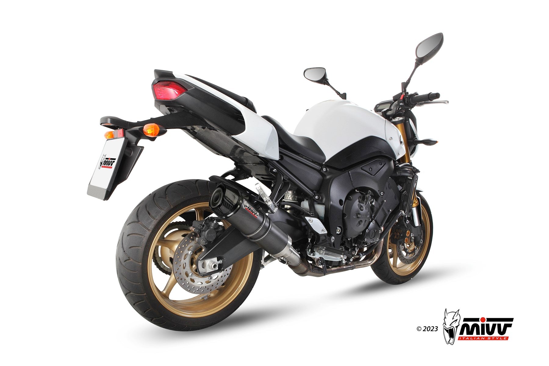 TERMINALE DI SCARICO IN CARBONIO MIVV GP YAMAHA FZ8 / FAZER 8 2010 - 2016