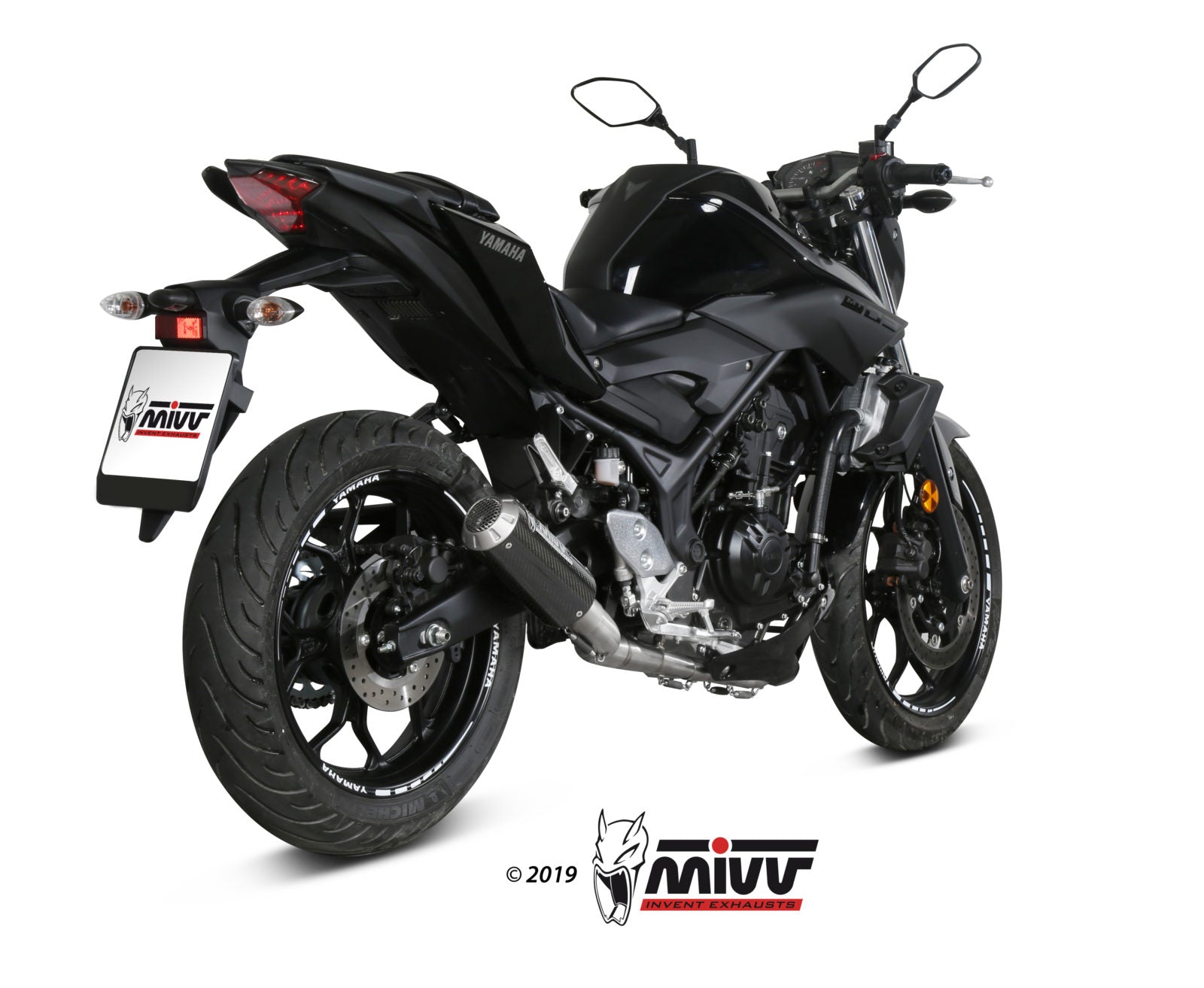 SCARICO COMPLETO IN CARBONIO RACING MIVV MK3 YAMAHA MT-03 2016 - 2024