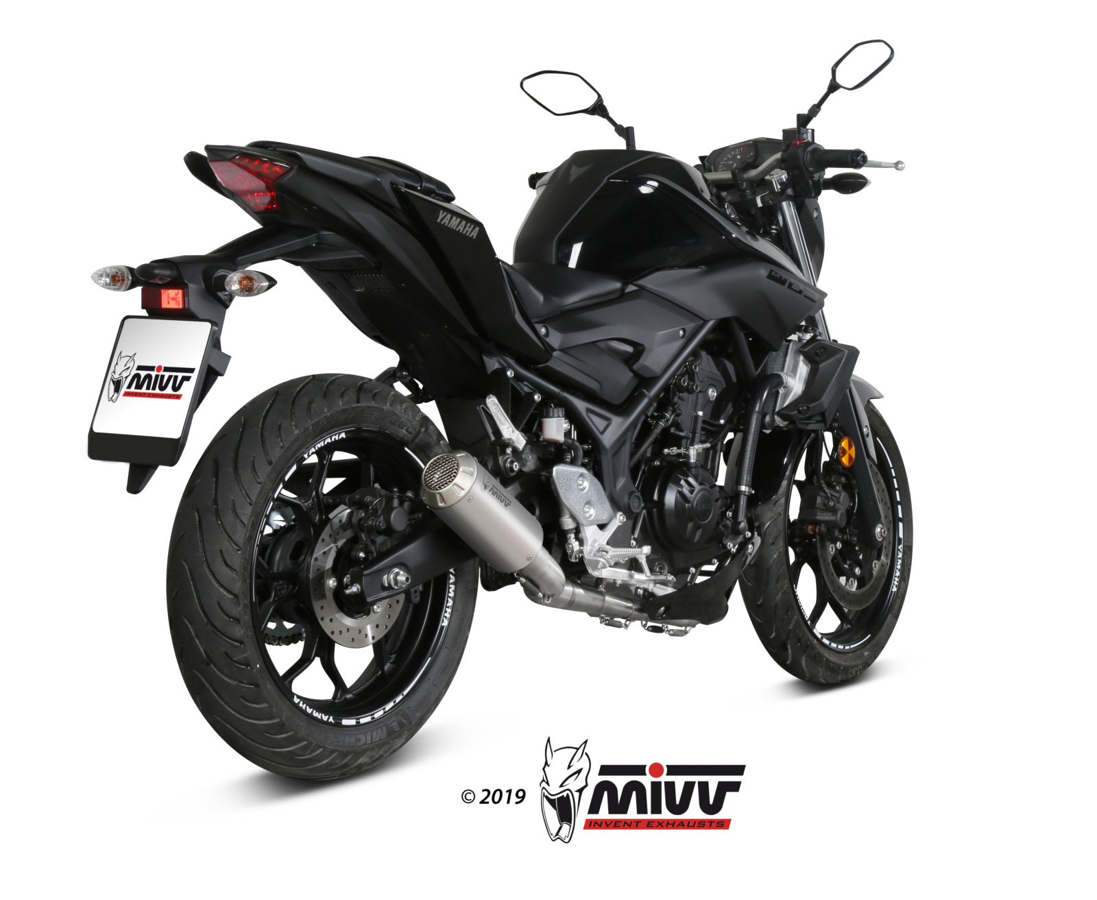 SCARICO COMPLETO IN ACCIAIO INOX RACING MIVV MK3 YAMAHA MT-03 2016 - 2024
