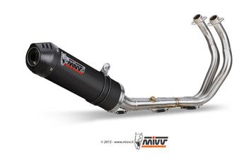 Scarico Completo Mivv Inox Nero Oval Yamaha Tracer 700/Gt/Tracer 7 2016-2024