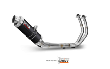 Scarico Completo Mivv Alto In Carbonio Gp Yamaha Mt-07 / Fz-07 2014-2024