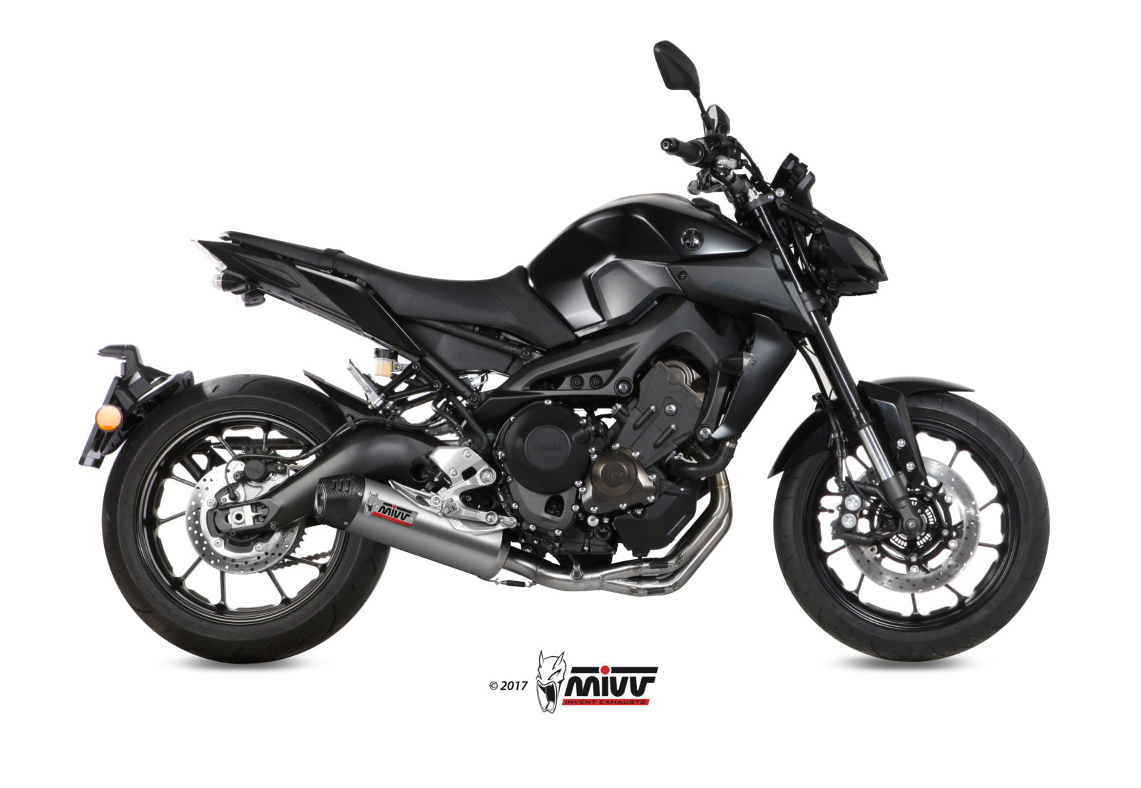 SCARICO COMPLETO IN TITANIO MIVV OVAL YAMAHA MT-09 / FZ-09 2013 - 2020