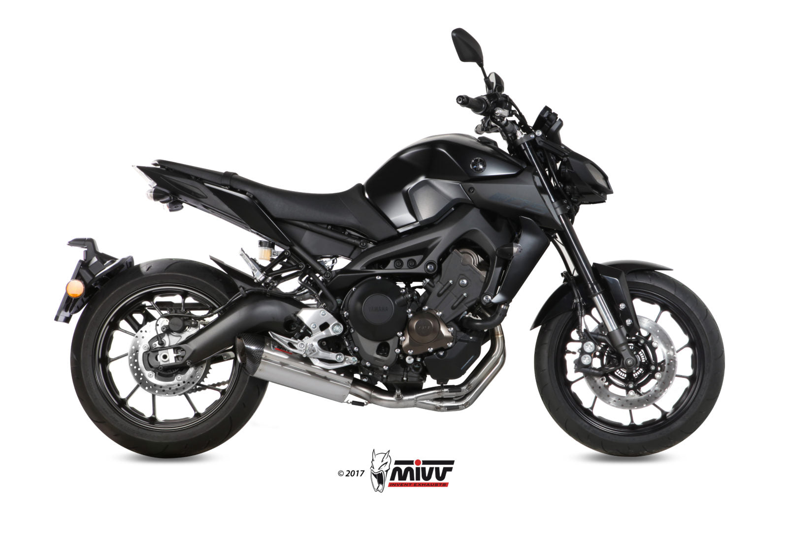 SCARICO COMPLETO IN ACCIAIO INOX MIVV SUONO YAMAHA MT-09 / FZ-09 2013 - 2020