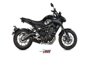 SCARICO COMPLETO IN ACCIAIO INOX NERO MIVV SUONO YAMAHA MT-09 / FZ-09 2013 -2020
