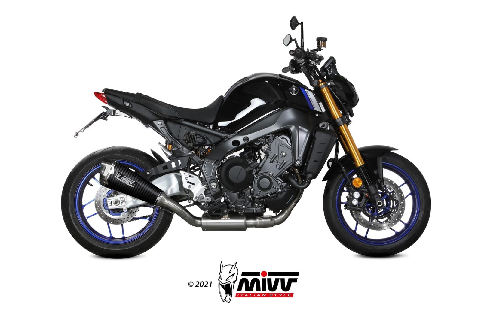 SCARICO COMPLETO ALTO IN CARBONIO MIVV DELTA RACE YAMAHA MT-09/SP/FZ-09 2021-23