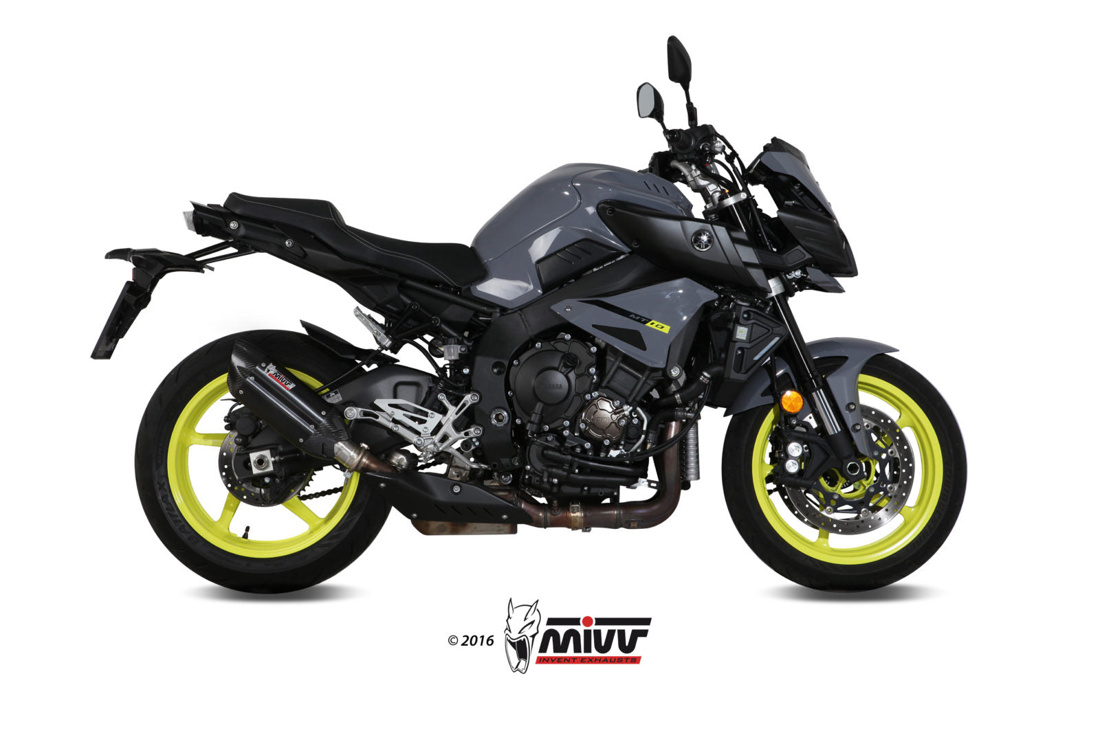 TERMINALE DI SCARICO IN ACCIAIO INOX NERO MIVV SUONO YAMAHA MT-10/FZ-10 2016-22