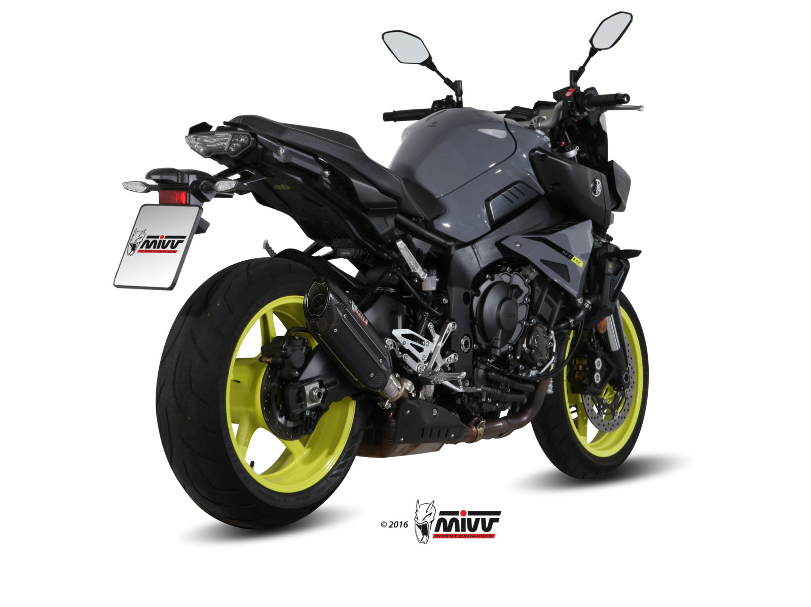 TERMINALE DI SCARICO IN ACCIAIO INOX NERO MIVV SUONO YAMAHA MT-10/FZ-10 2016-22