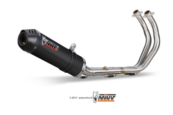 Scarico Completo Mivv In Carbonio Oval Yamaha Mt-07 / Fz-07 2014-2024