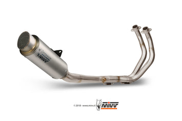 Scarico Completo Mivv Alto In Titanio Gppro Yamaha Mt-07 / Fz-07 2021-2024