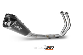 Scarico Completo Mivv Alto Inox Nero Delta Race Yamaha Mt-07/Fz-07 2014-24