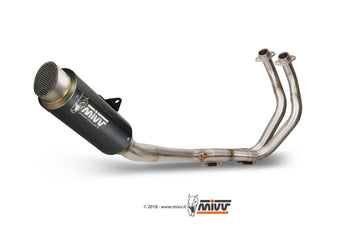 Scarico Completo Mivv Alto Inox Nero Gppro Yamaha Mt-07/Fz-07 2021-24