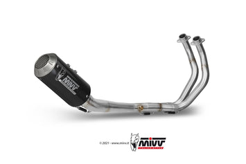 Scarico Completo Mivv Alto In Carbonio Racing Mk3 Yamaha Mt-07 / Fz-07 2014-2024