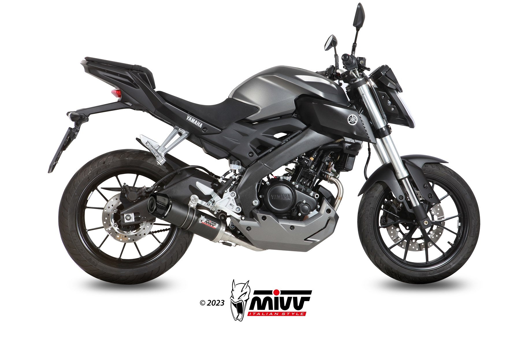 SCARICO COMPLETO IN CARBONIO MIVV GP YAMAHA MT-125 2015 - 2019