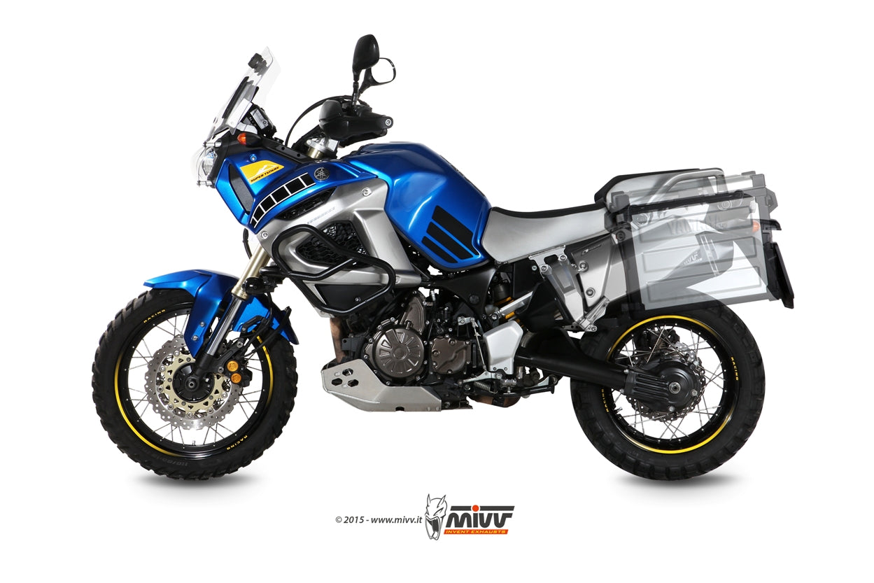 TERMINALE SCARICO INOX NERO MIVV SPEED EDGE YAMAHA XT 1200 Z SUPERTENERE 2010-20