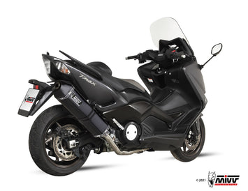 Scarico Completo Mivv Inox Nero Racing Speed Edge Yamaha T-Max 530 2012-2016