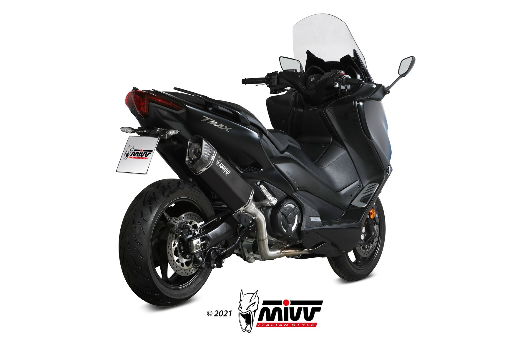 SCARICO COMPLETO IN TITANIO NERO NERO MIVV SR-1 YAMAHA T-MAX 560 2020 - 2021