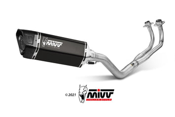 Scarico Completo Mivv Inox Nero Sr-1 Yamaha T-Max 560 2020-2021