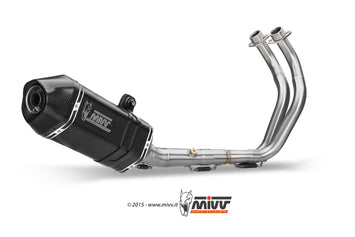 Scarico Completo Mivv Inox Nero Speed Edge Yamaha Tracer 700/Gt/Tracer 7 2016-24