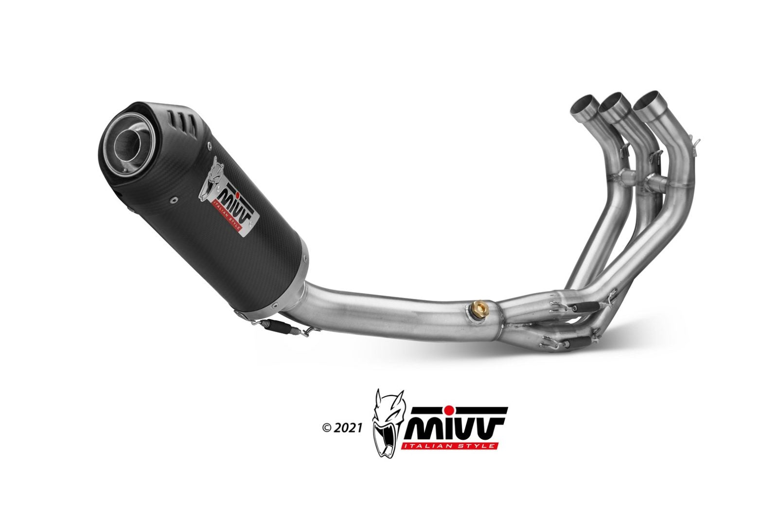 SCARICO COMPLETO IN CARBONIO MIVV OVAL YAMAHA TRACER 900/ GT / FJ-09 2013 - 2020
