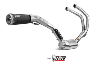 Scarico Completo Mivv Alto Inox Nero Ghibli Yamaha Xsr 700 2016-2020