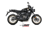 SCARICO COMPLETO IN ACCIAIO INOX NERO MIVV HR-1 YAMAHA XSR 700 2021 - 2024