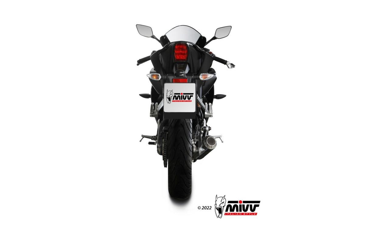 SCARICO COMPLETO IN CARBONIO RACING MIVV MK3 YAMAHA YZF R125 2019 - 2024