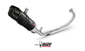 Scarico Completo Mivv Inox Nero Gp Yamaha Yzf R125 2014-2018