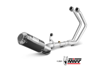 Scarico Completo Mivv In Carbonio Racing Mk3 Yamaha Mt-03 2016-2024