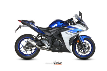 Scarico Completo Mivv Inox Racing Mk3 Yamaha Yzf R25 2015-2024