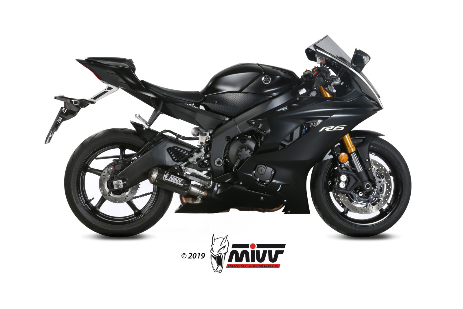 TERMINALE DI SCARICO IN CARBONIO MIVV MK3 YAMAHA YZF 600 R6 2017 - 2021
