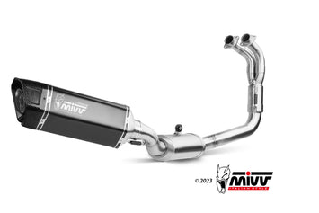 Scarico Completo Mivv Alto In Titanio Nero Sr-1 Yamaha Yzf R7 2022-2024