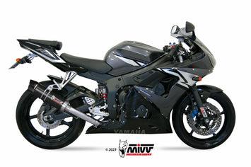 Terminale Di Scarico Inox Nero Mivv Gp Yamaha Yzf 600 R6 2003-2005