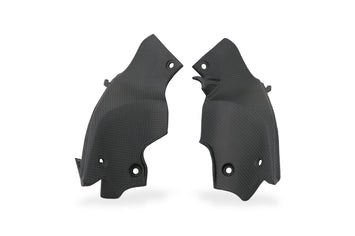 Cover Cannotto Sterzo Sx+Dx Carbonio Opaco Cnc Ducati Streetfighter V2 2022-24