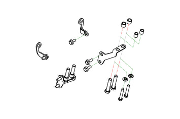 Kit Montaggio Gp Ducts Cnc Racing Ducati Multistrada 950 2017-18