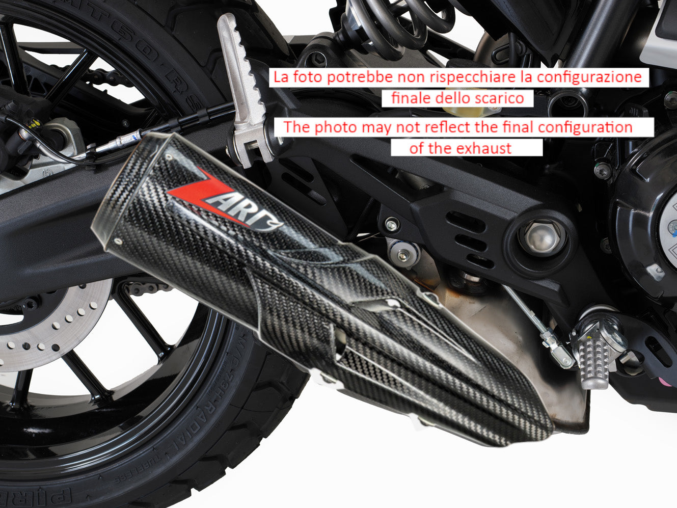 ZARD SLIP-ON STAINLESS STEEL HOMOLOGATED E5 DUCATI SCRAMBLER 800 2023-24