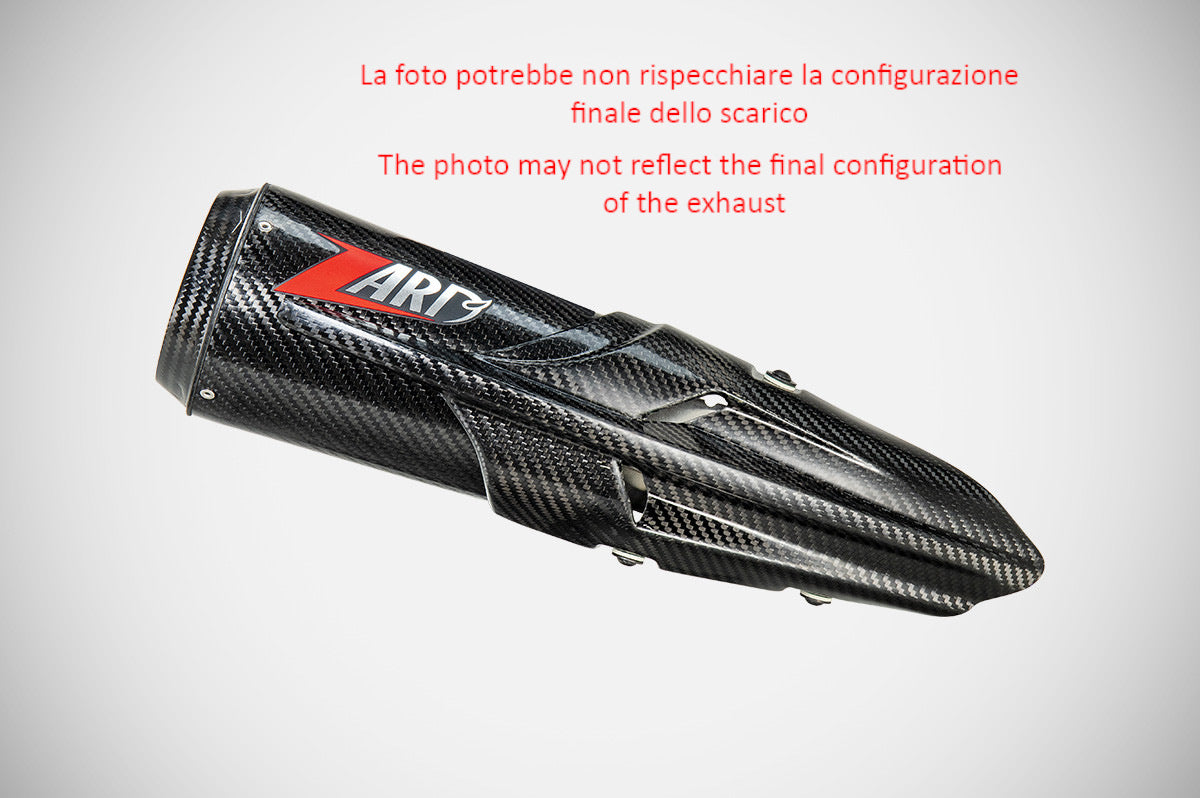 ZARD SLIP-ON STAINLESS STEEL HOMOLOGATED E5 DUCATI SCRAMBLER 800 2023-24