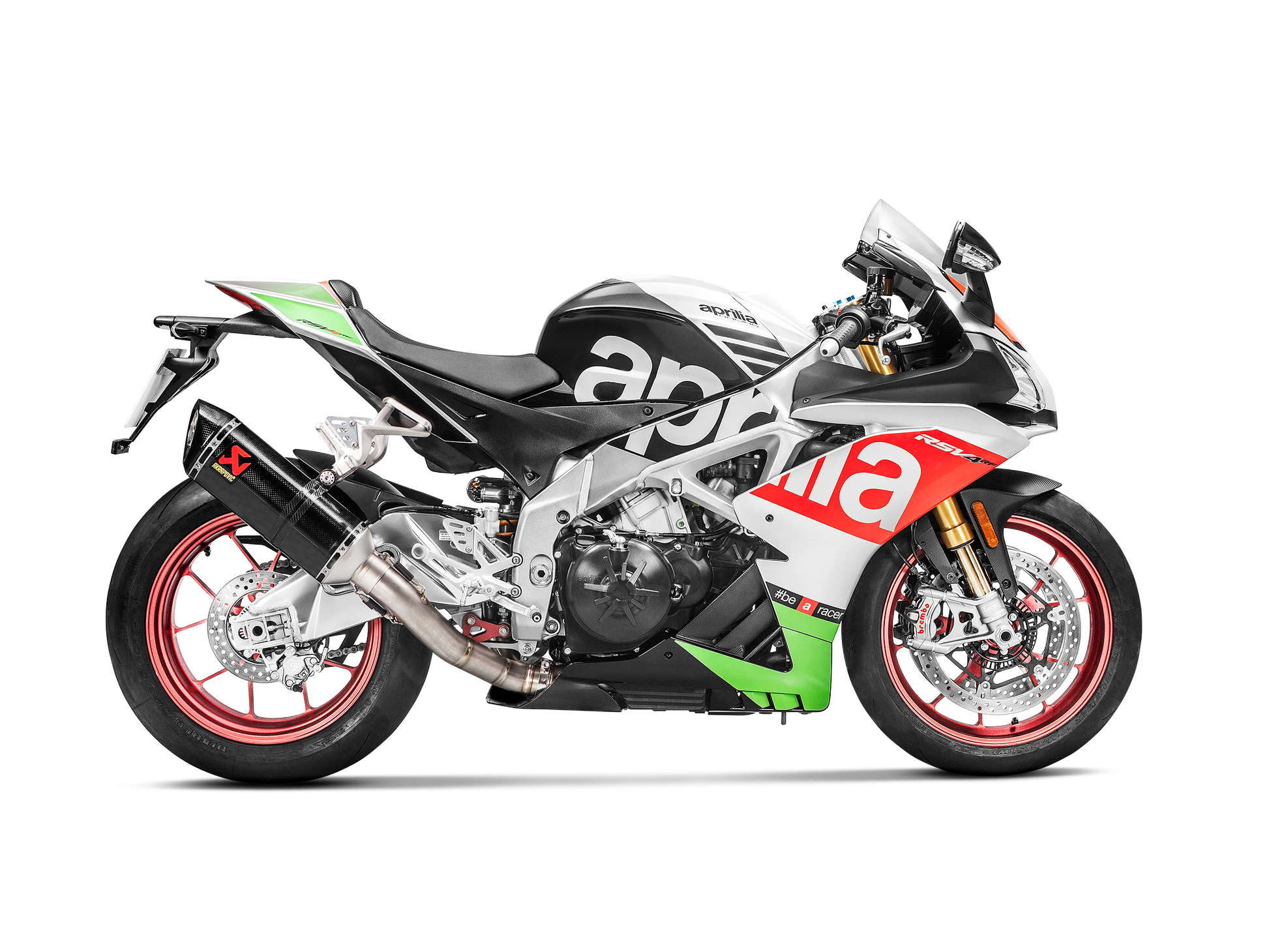 AKRAPOVIC TERMINALE CARBONIO RACING APRILIA TUONO V4 2017-20 - AKRAPOVIC immagine 4