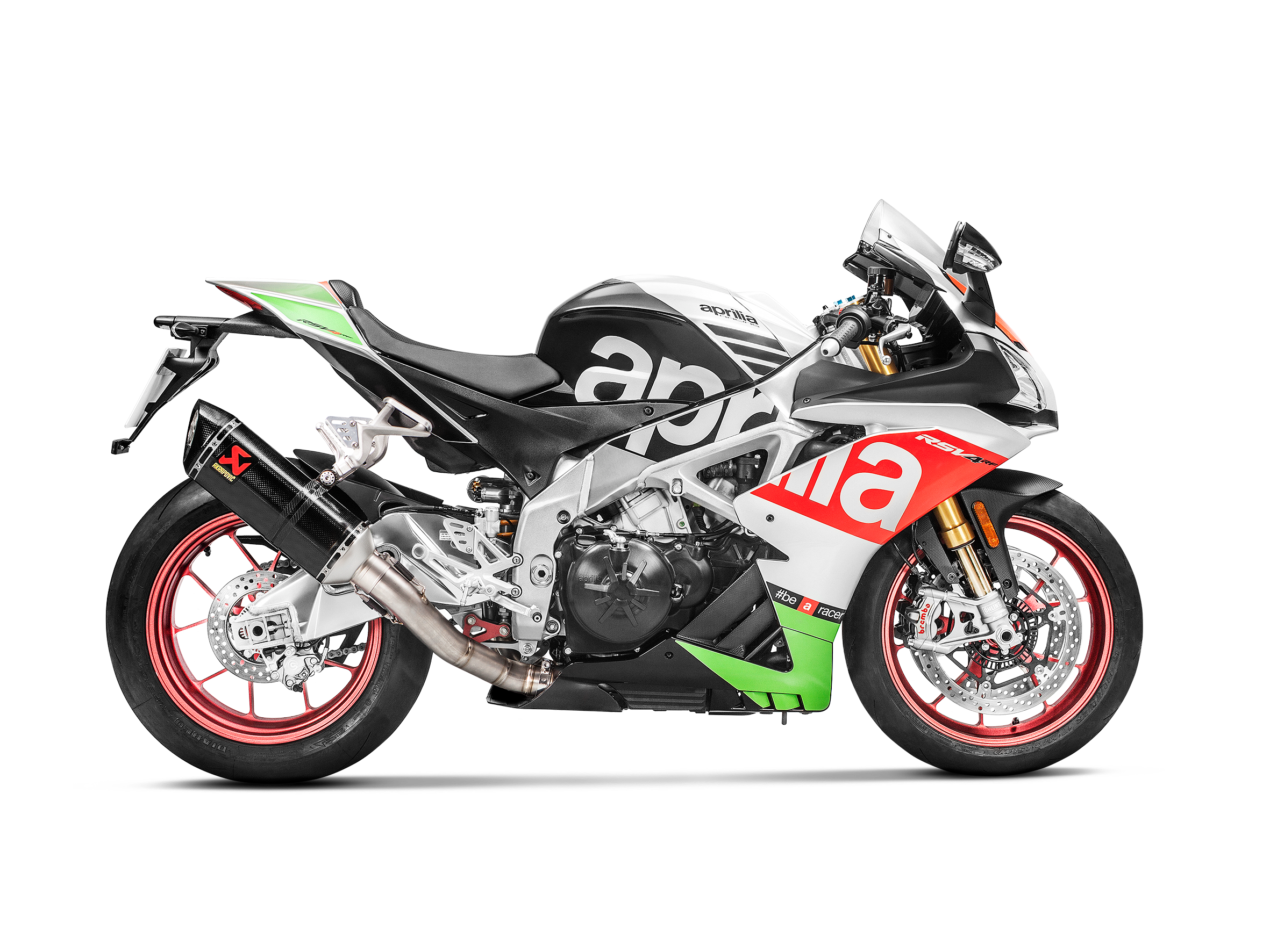 AKRAPOVIC TERMINALE CARBONIO RACING APRILIA TUONO V4 2017-20 - AKRAPOVIC immagine 4