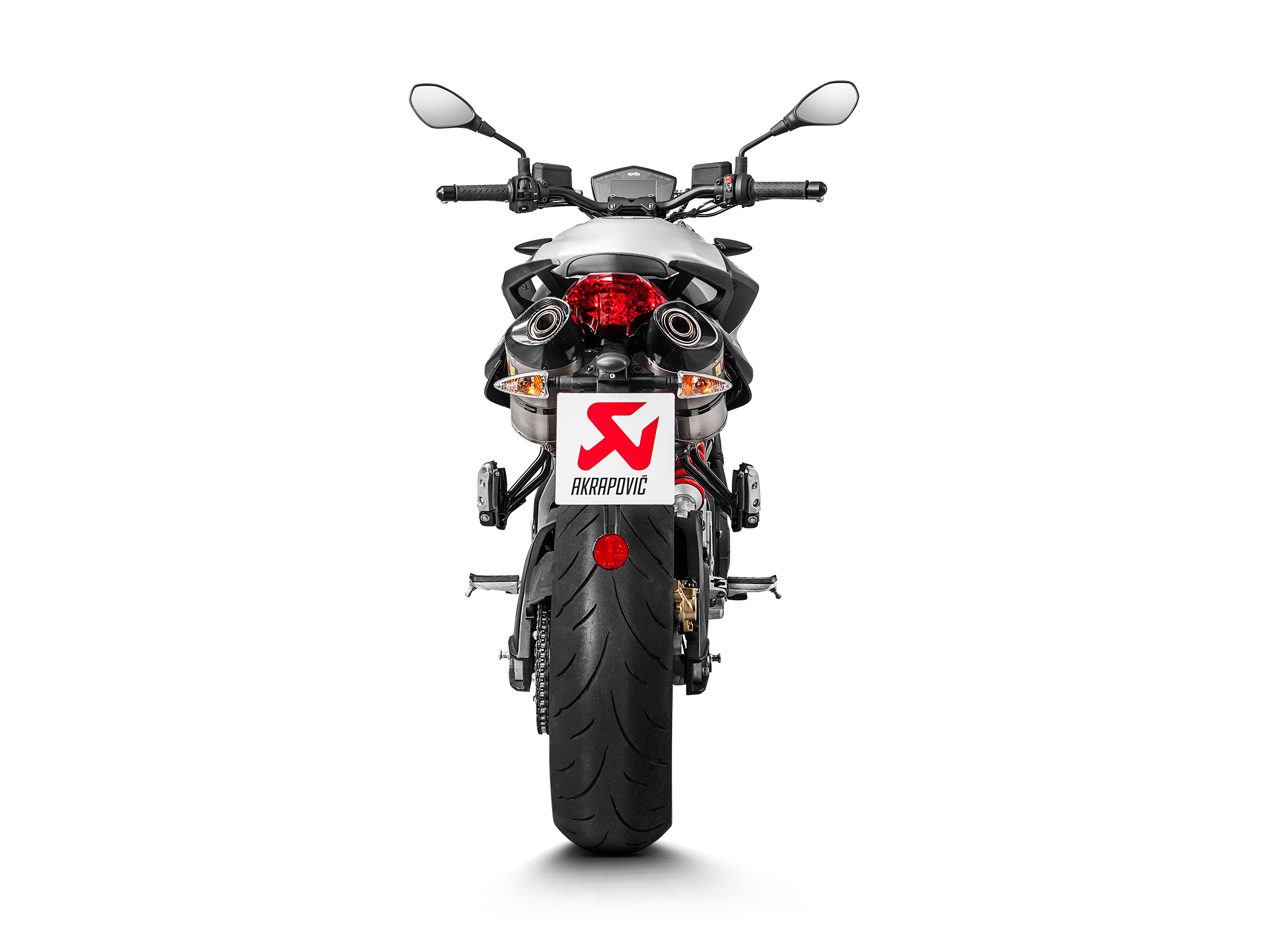 AKRAPOVIC TERMINALE TITANIO APRILIA SHIVER 900 2017-20 - AKRAPOVIC immagine 4