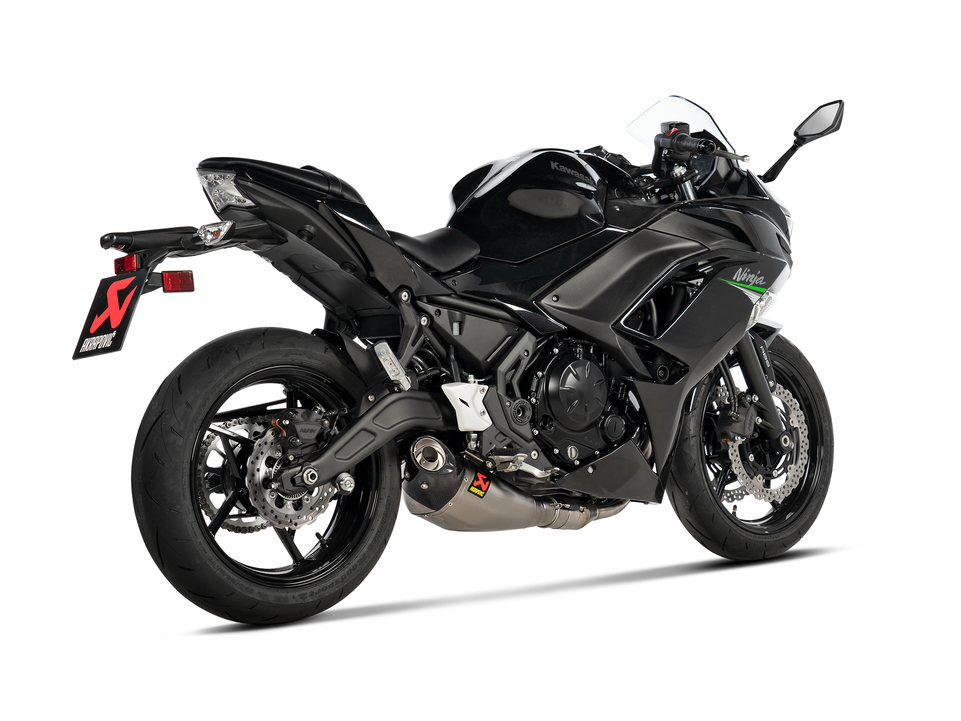 AKRAPOVIC TERMINALE TITANIO OMOLOGATO KAWASAKI NINJA 650 2021-26 - AKRAPOVIC immagine 3