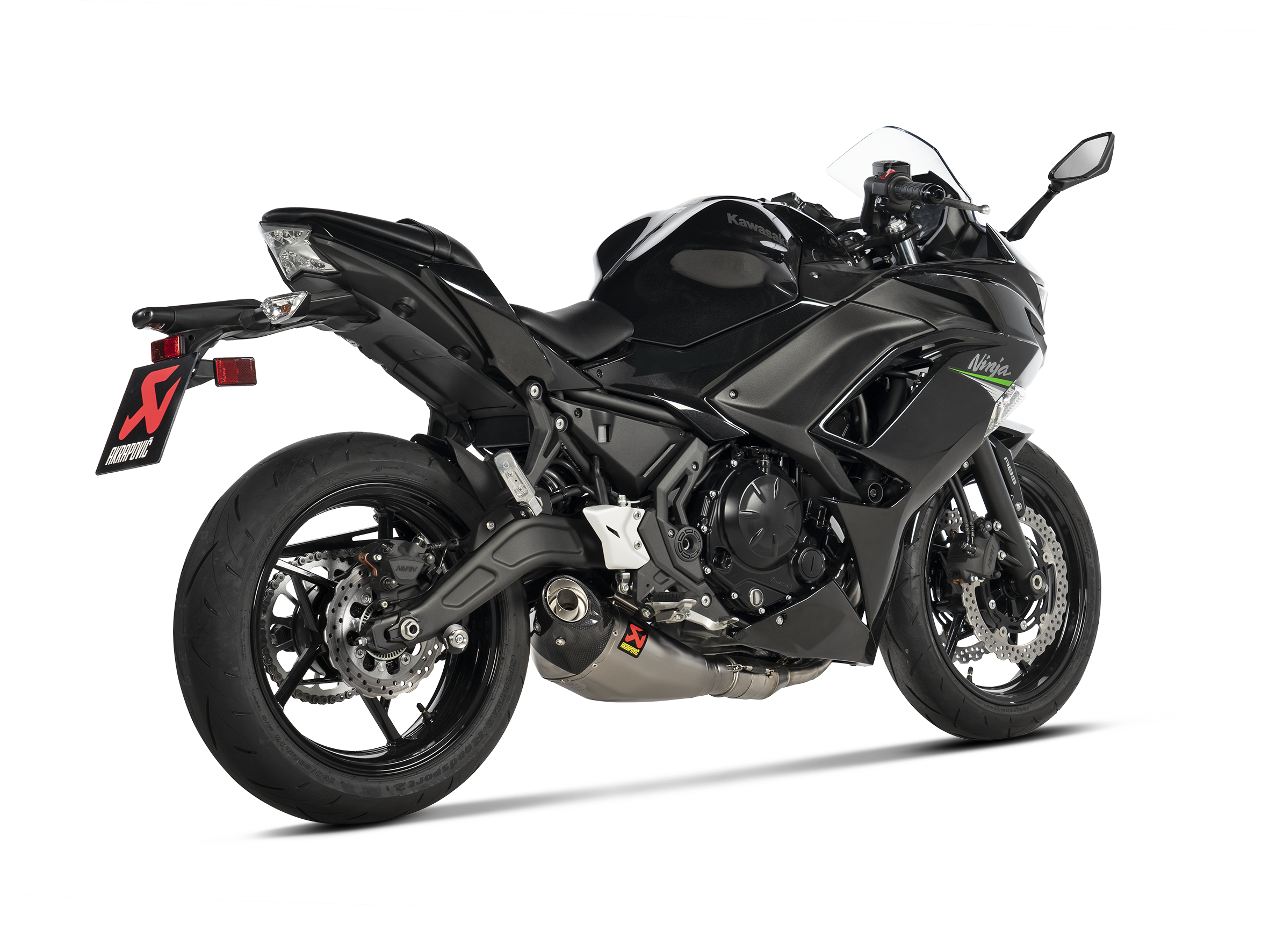 AKRAPOVIC TERMINALE TITANIO OMOLOGATO KAWASAKI NINJA 650 2021-26 - AKRAPOVIC immagine 3