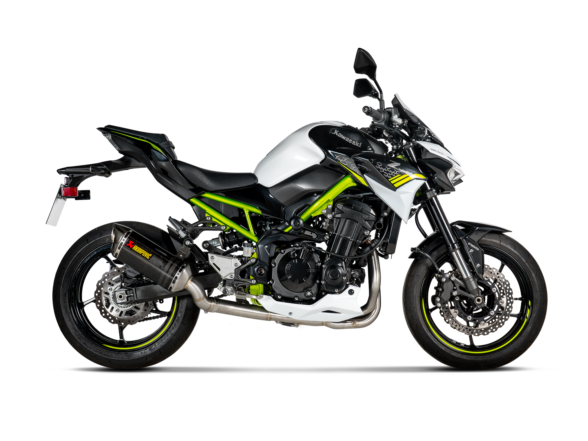 AKRAPOVIC TERMINALE ACCIAIO INOX RACING KAWASAKI Z900 2018-23 - AKRAPOVIC immagine 4