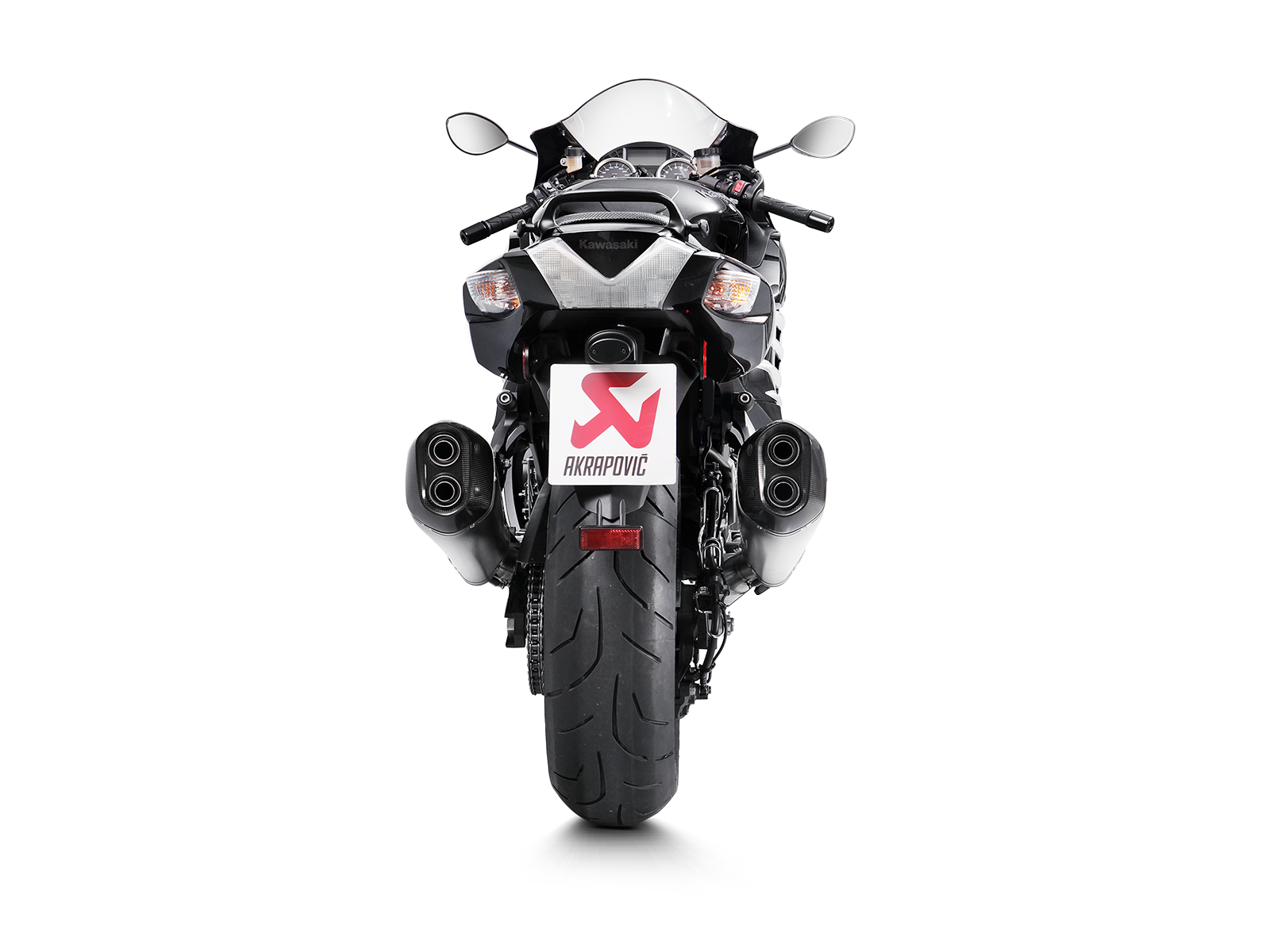 AKRAPOVIC TERMINALE TITANIO KAWASAKI ZX14R 2012-20 - AKRAPOVIC immagine 4