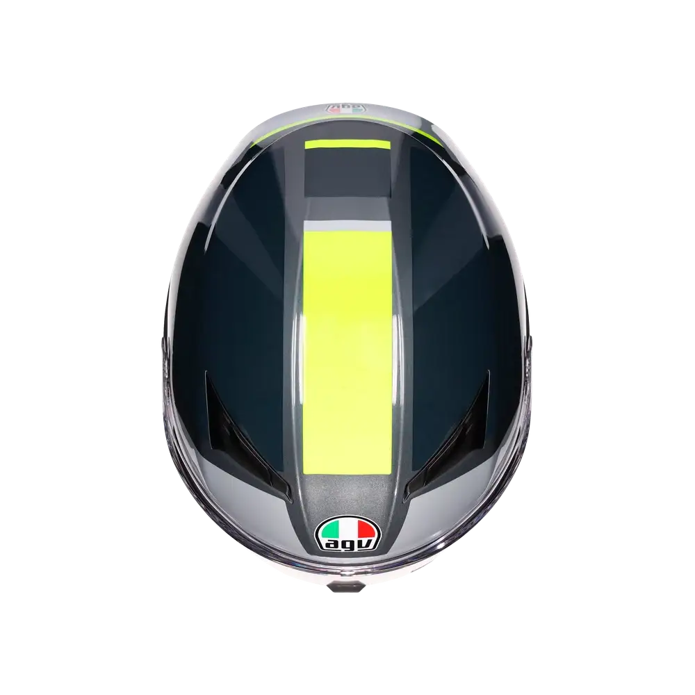 CASCO INTEGRALE AGV K3 SHADE GRIGIO/GIALLO FLUO - Sestamarcia Racing Part Italia S.r.l.