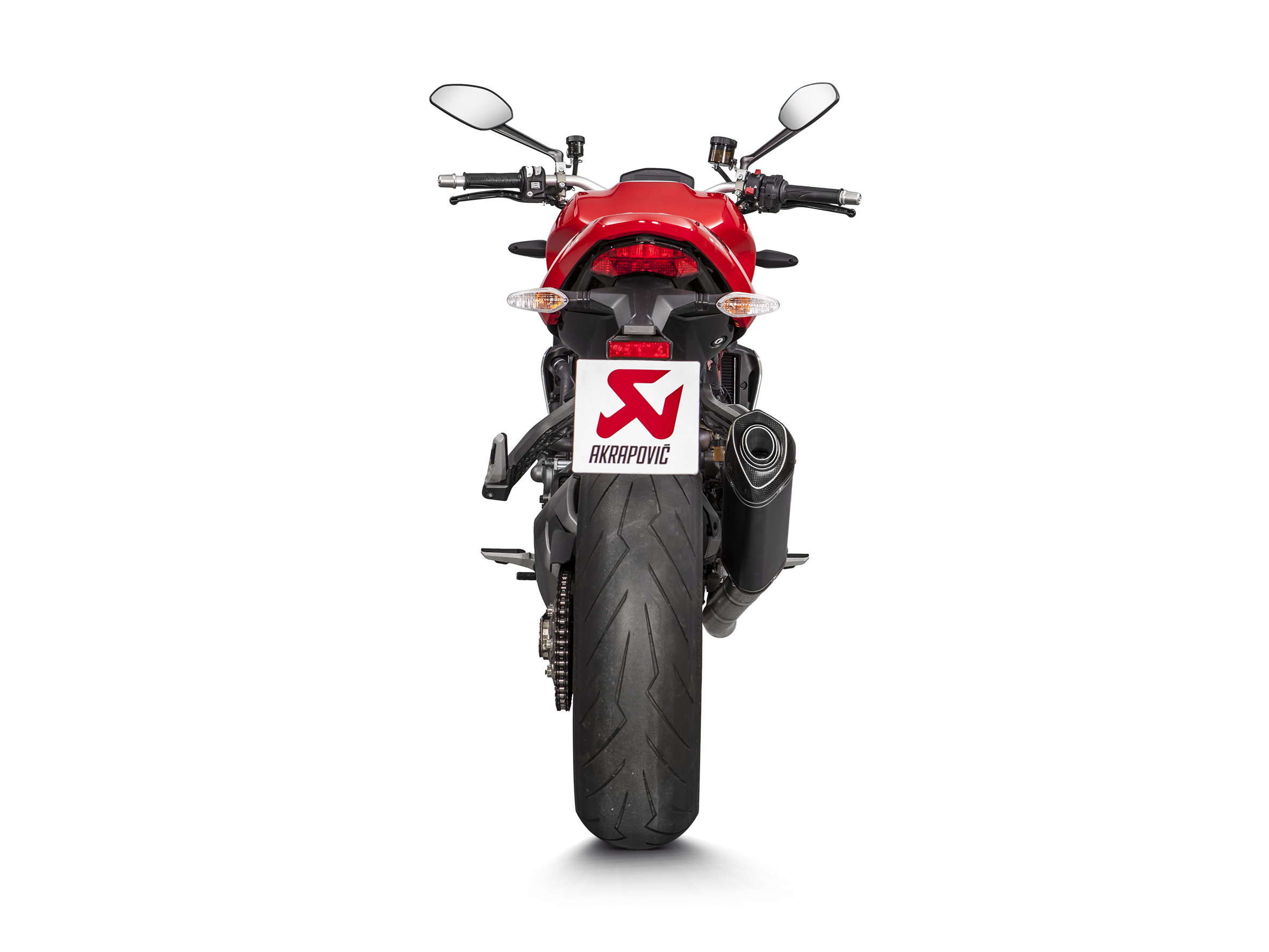 TERMINALE TITANIO RACING DUCATI MONSTER 821 MONSTER 1200 / 1200S MONSTER 1200 R - AKRAPOVIC immagine 6