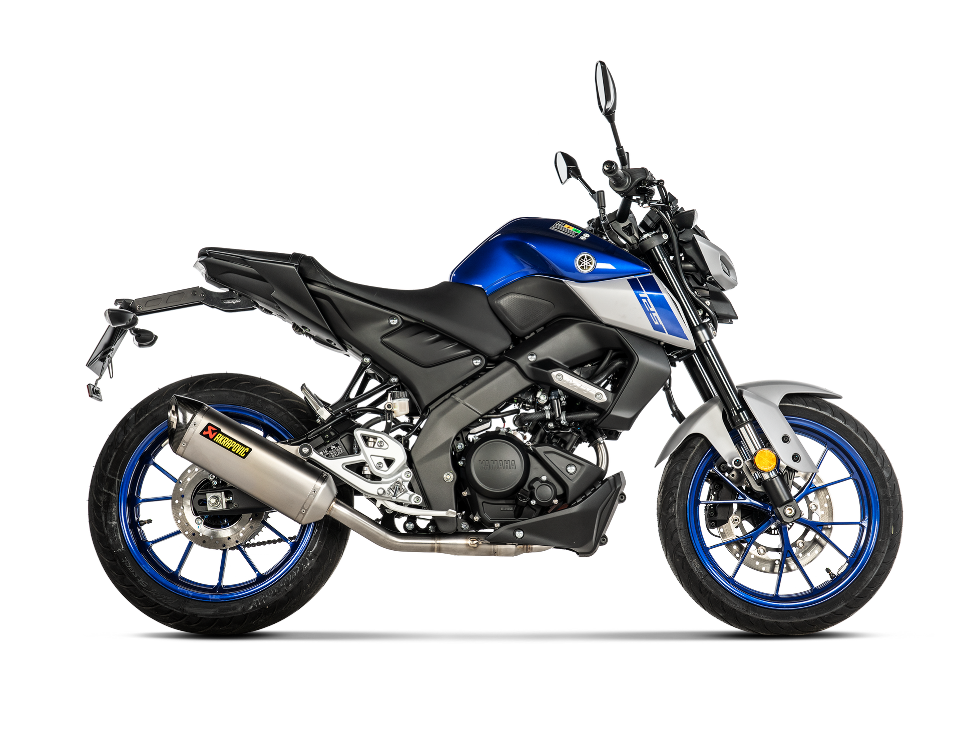 AKRAPOVIC SCARICO COMPLETO TITANIO RACING YAMAHA MT 125 YZF R125 2021-26 - AKRAPOVIC immagine 2
