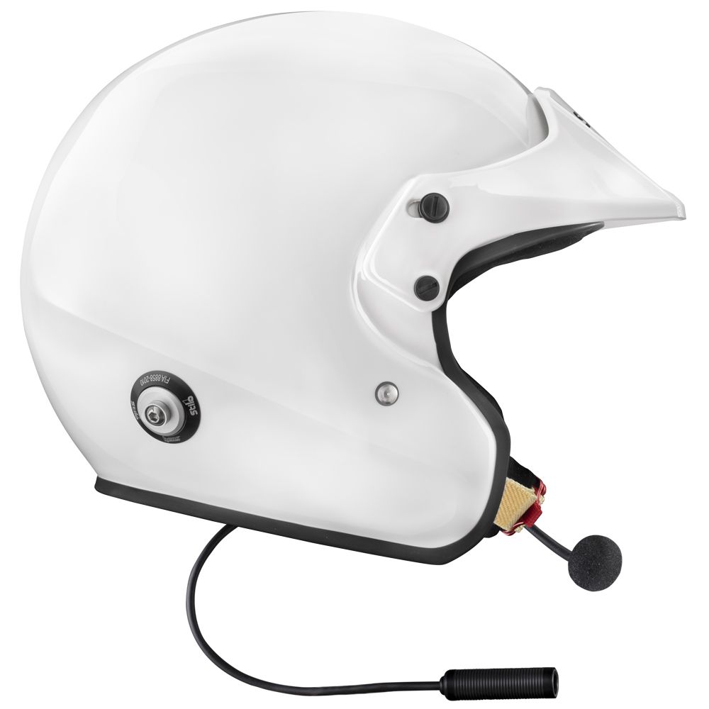 Stilo Rally Sport Plus Composite helmet, showcasing sleek design and FIA certification for motorsport safety.