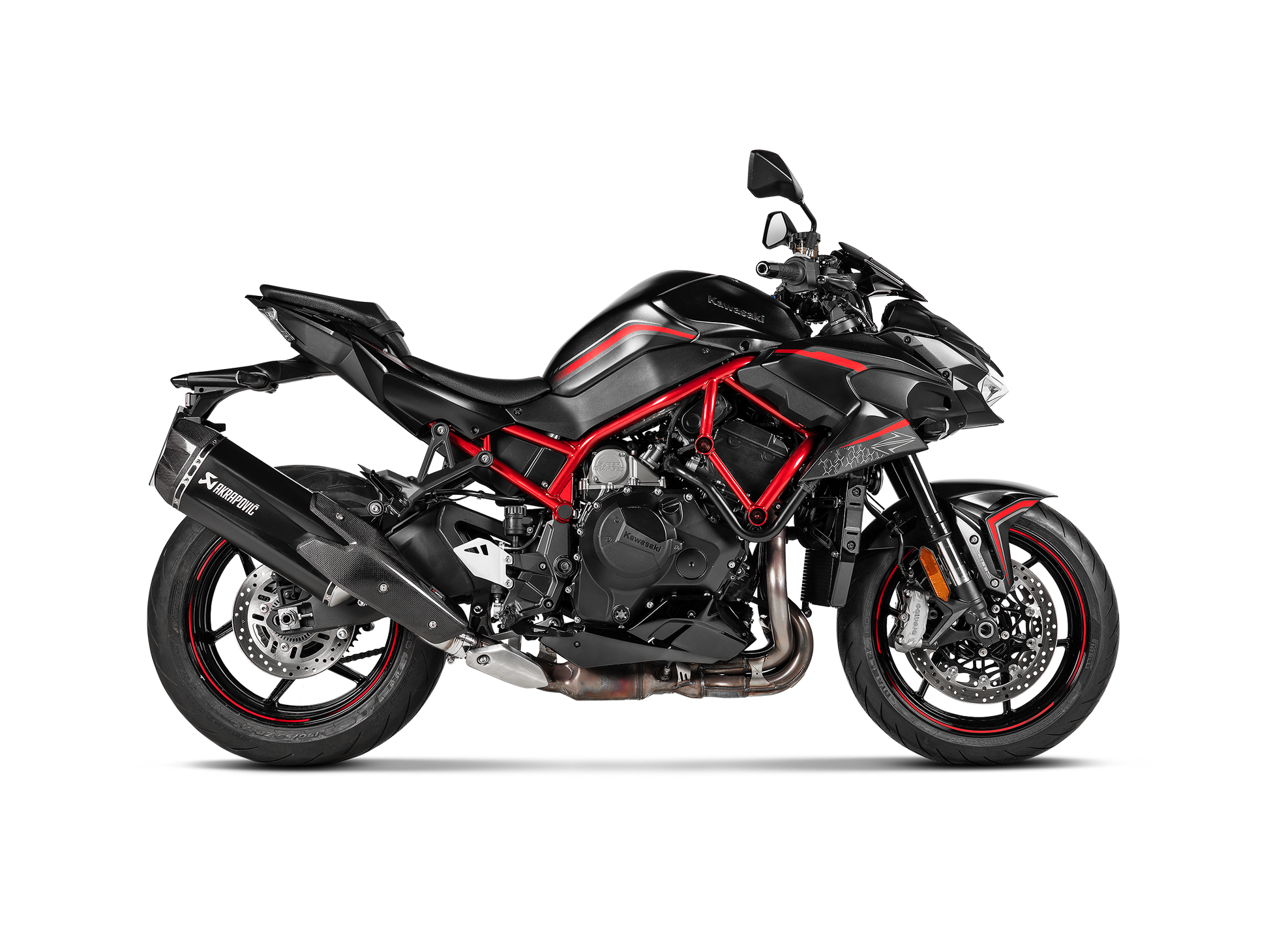 AKRAPOVIC TERMINALE TITANIO OMOLOGATO KAWASAKI Z H2 2020-23 - AKRAPOVIC immagine 4