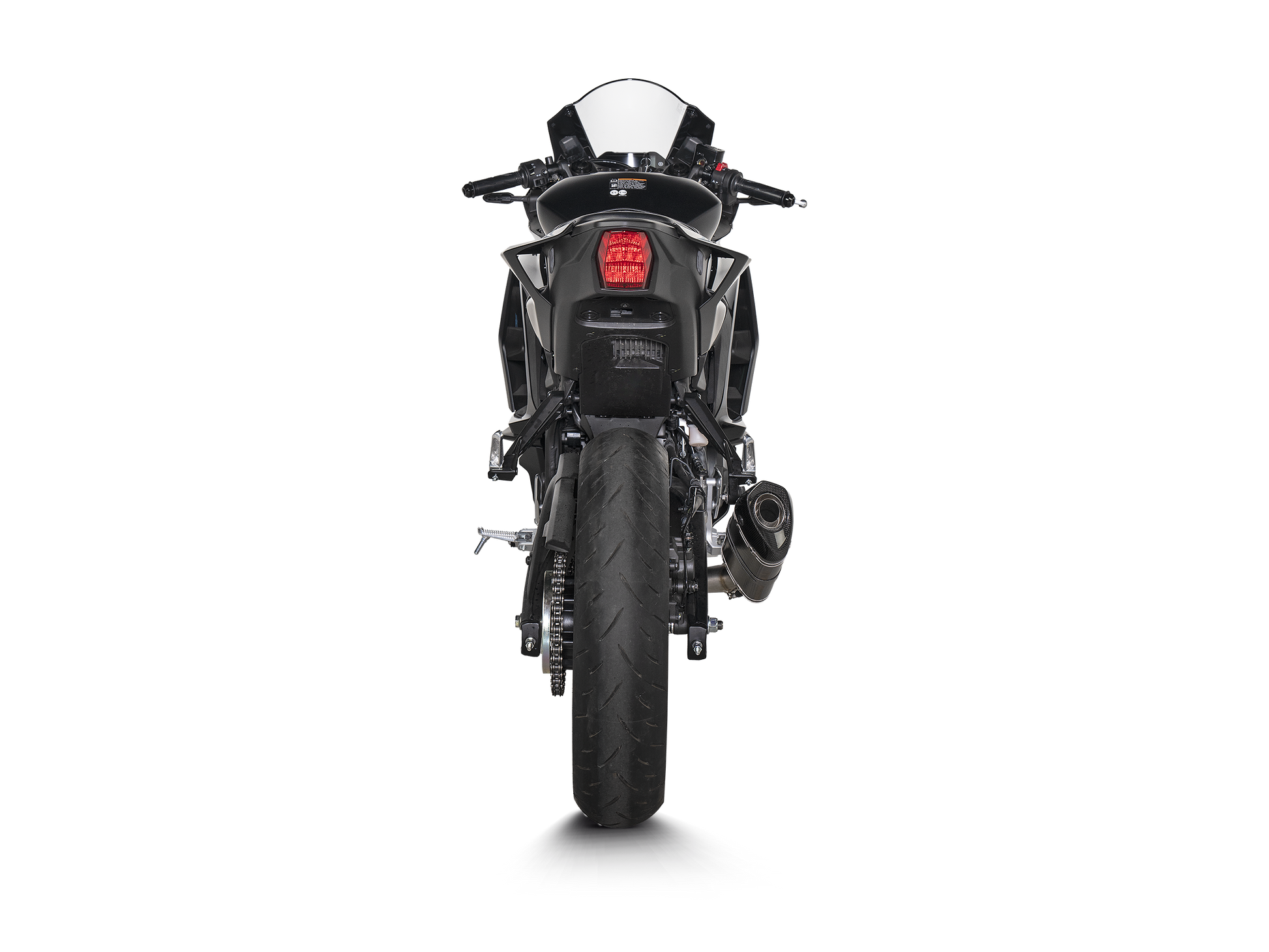 AKRAPOVIC TERMINALE CARBONIO RACING YAMAHA MT 03 YZF R25 R3 2016-26 - AKRAPOVIC immagine 4